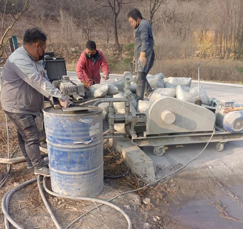 理县路面下沉注浆